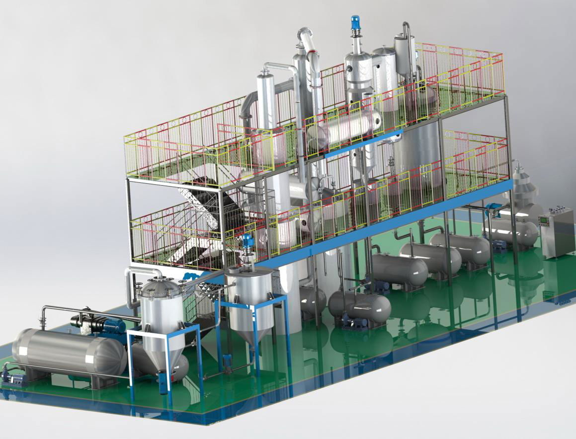 Negative Pressure of used oil distillation equipment 5