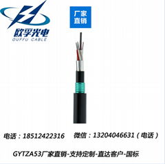 GYTZA53阻燃双铠装地埋光缆阻燃重铠装53型光缆厂家直销可定制