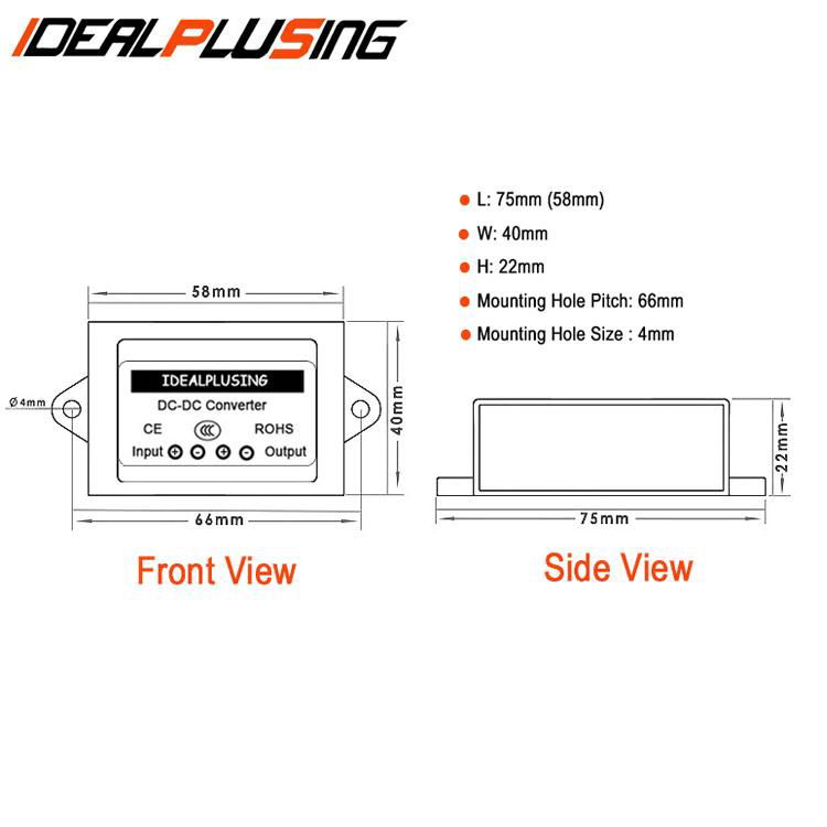 Online shopping site full waterproof 12v to 16v converter 2A 192W