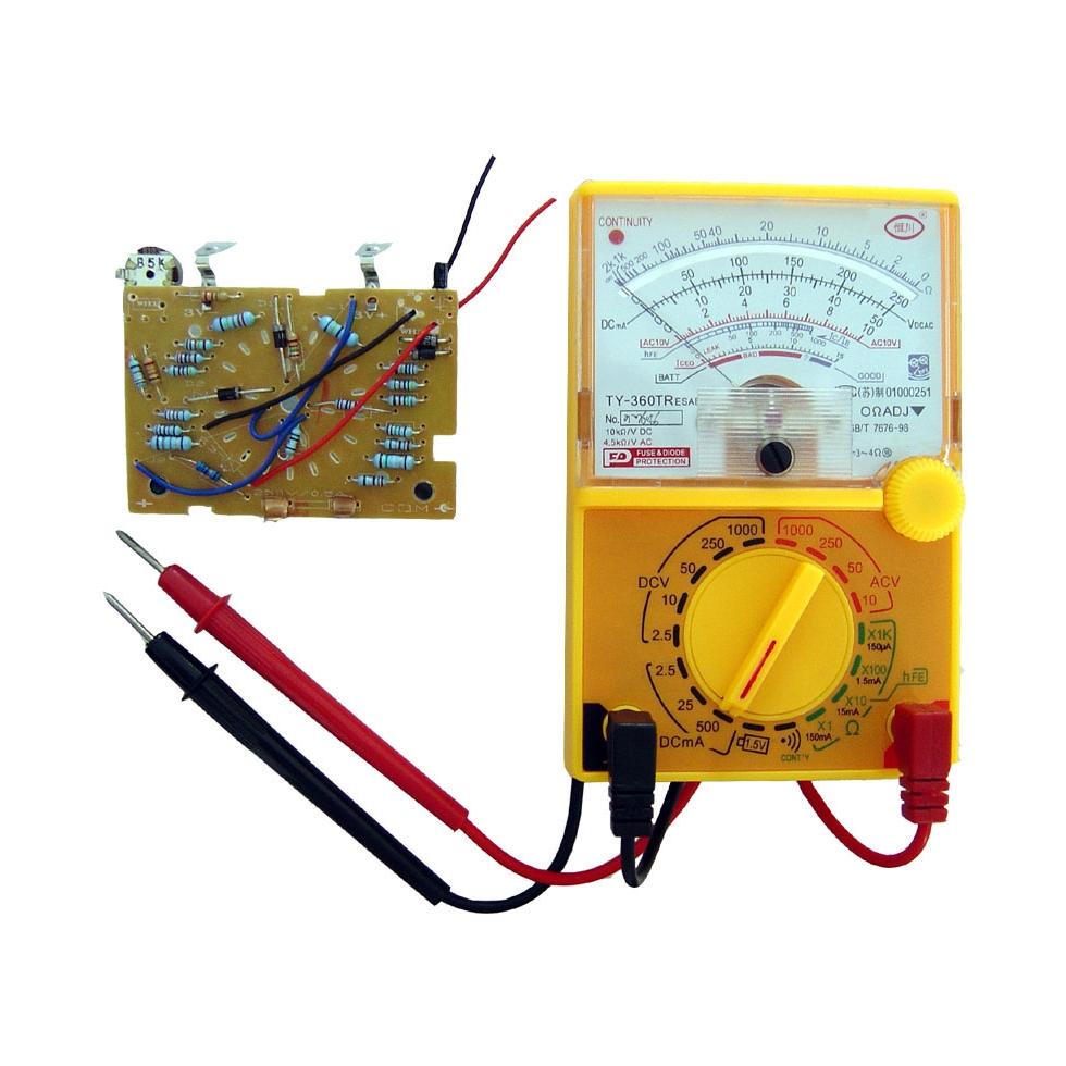 DIY MF360 Analog multimeter School Educational Student experiment