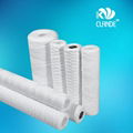 String wound water filter element