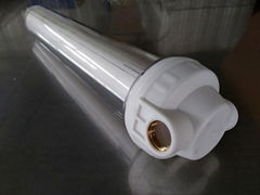 20 inch transparent water filter housing