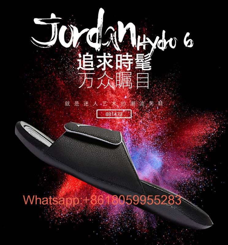Wholesale Air Jordan Hydro sandals AJ6 beach shoes 2 4 5 7 8 9 Jordan Slippers 4