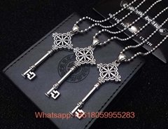 Wholesale Necklace jewelry Classic Cross Earring Sterling silver Chrome Hearts