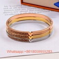 Newest Wholesale Louis Vuitton jewelry Lv Shield Studded Leather Bracelet