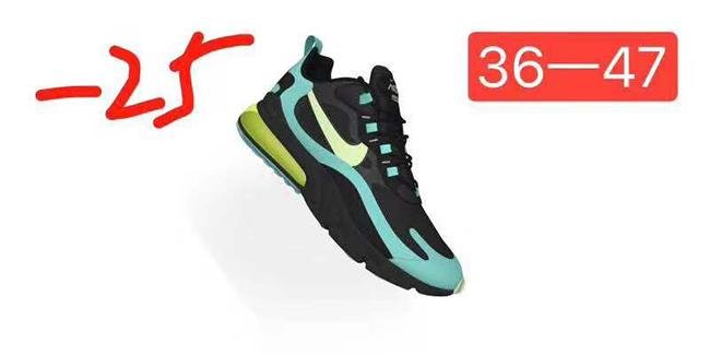 2019 Nike Air Max 270 React shoes Nike 270 v2 sneakers women men cushion shoes
