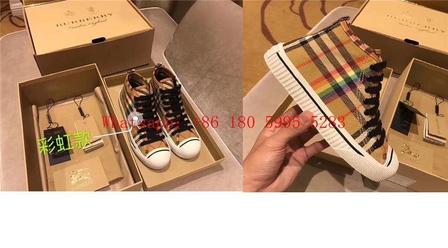 2022          women's shoes autumn and winter new Vintaga check cotton high-top  3