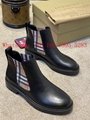 2022 new Burberry BURBERRY Chelsea boots, lace-up boots, all-match women's boots
