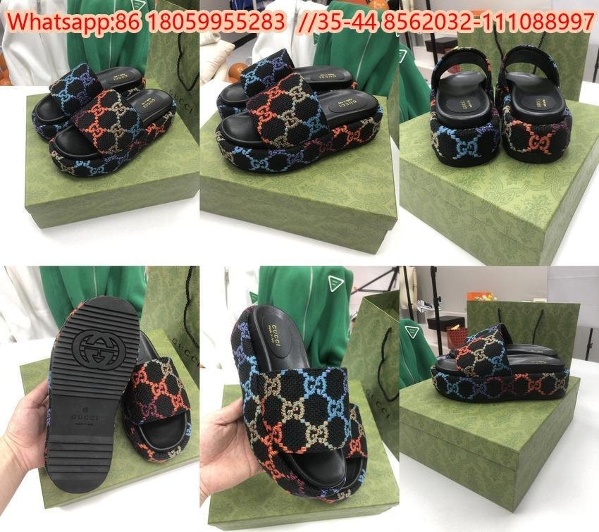 Replica GUCCI Slip-On's sandals for women Buy Cheap GG PLATFORM SLIDE SANDAL