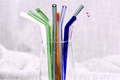 High quality borosilicate glass drinking straw 1