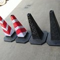 Soft Standard Reflective  Flexible PVC Rubber Plastic Traffic Safety Cones 2