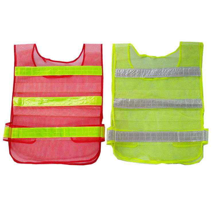 Cheap Price Fluorescent High Visibility Reflective Vest 4