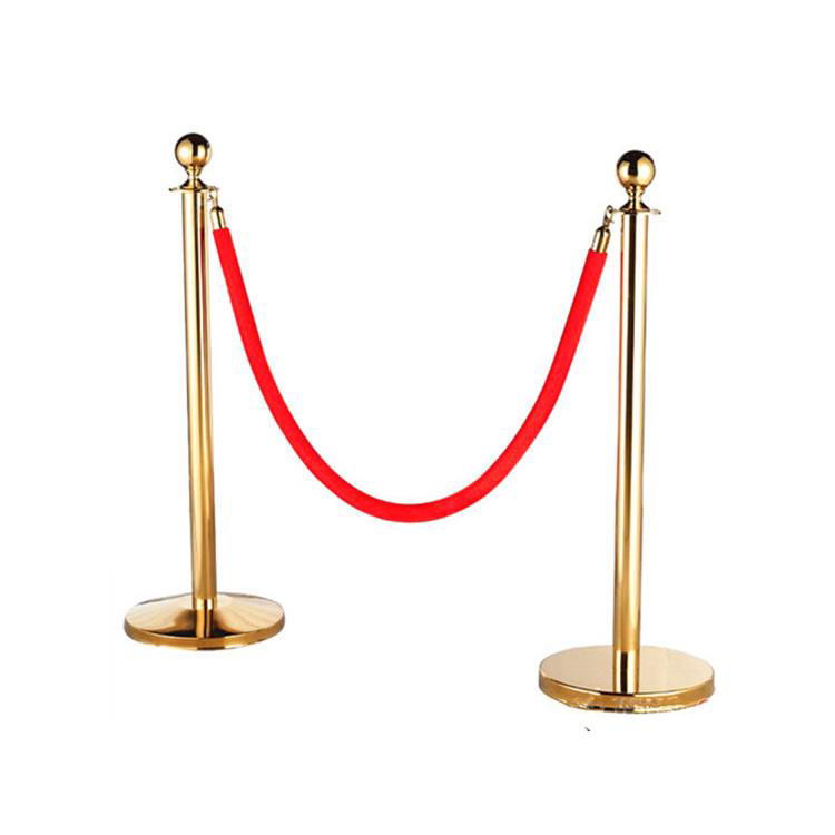 Exhibition Stainless Steel Velvet Rope Stanchion 2