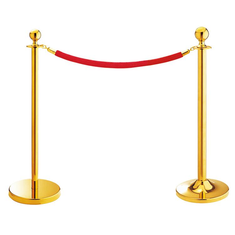 Exhibition Stainless Steel Velvet Rope Stanchion 3