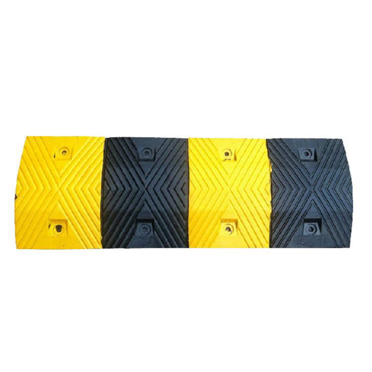 Safaty Rubber Durable Speed Bump With Wave Shaped 3