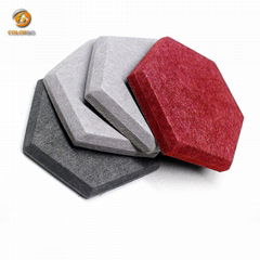 Polyester fiber acoustic panel