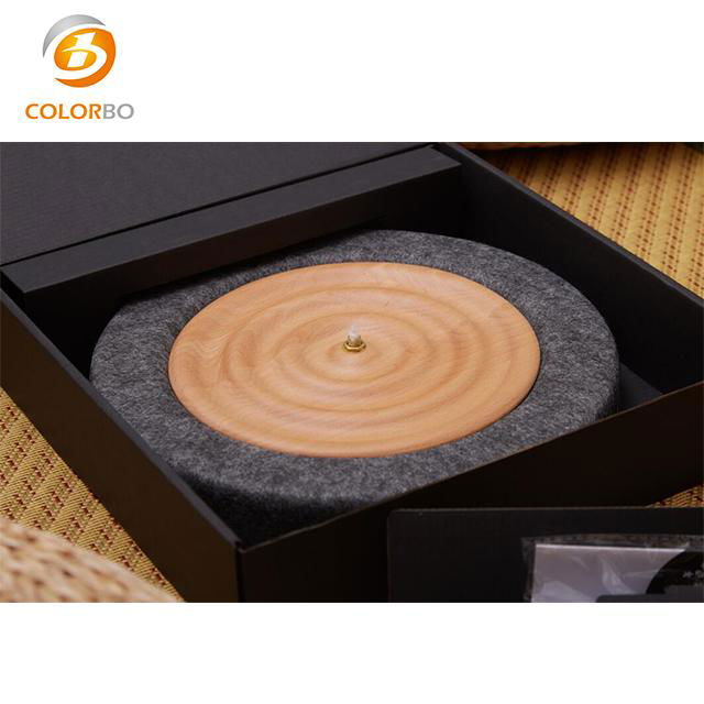 Polyester fiber eco-friendly 3D acoustic wall clock 2