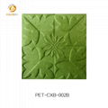 Carved polyester fiber decoration material acoustic panel 2
