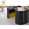 Eco-friendy Polyester Fiber Acoustic Barrier Office Furniture 5
