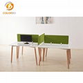 Office desk screen acoustic barrier 2