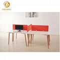 Office desk screen acoustic barrier 5