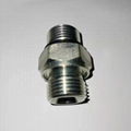 Hydraulic fitting BSP male double use for 60 degrees seat or bonded seal plug 3