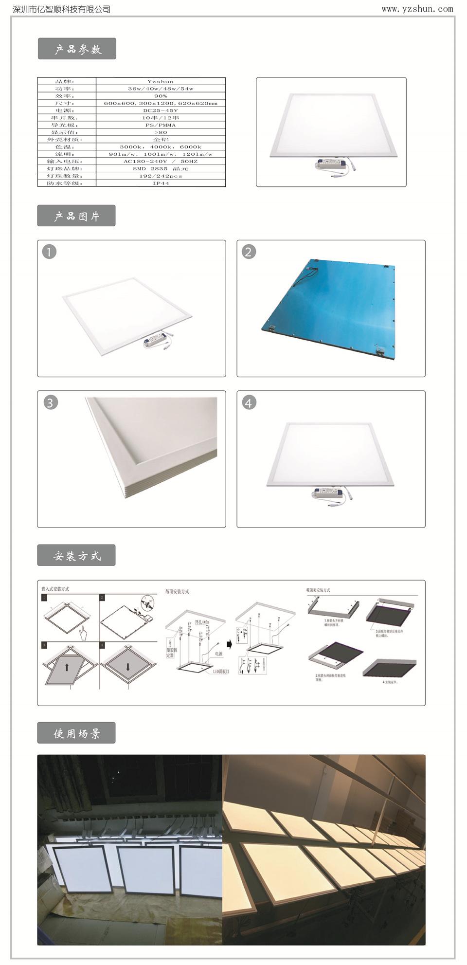 LED panel light panel light office lighting 600x600 2