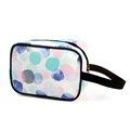 China manufacturer leather print cosmetic bag makeup bag for promotion 1