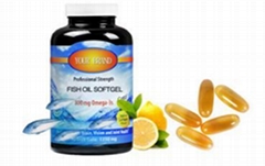 High Quality Omega 3 6 9 Fish Oil Softgel Capsule OEM 1000mg