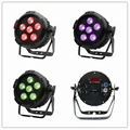 stage light 6X20W RGB 3in1 cob led par light 1