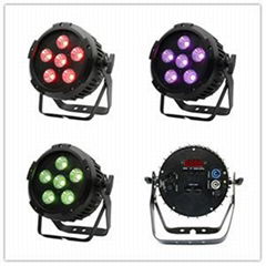 stage light 6X20W RGB 3in1 cob led par light