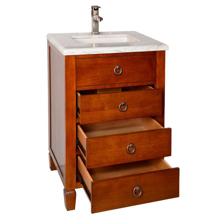 high quality single sink wood+MDF bathroom vanity cabinet 2