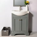 Saving space small vanity bathroom