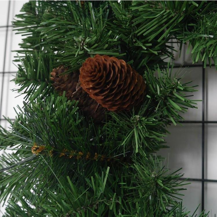 Hot Sale Artificial Christmas Wreath With Pine Cones 4