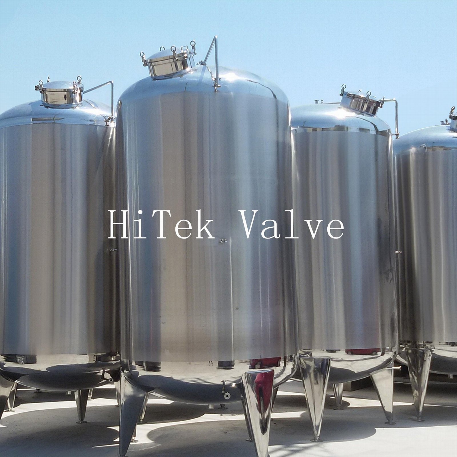 HT07 Stainless Steel Horizontal Vertical Tank For Food Chemical Beverage Water