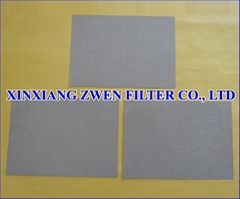 Sintered Metal Fiber Felt