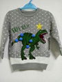 China new fashion Boy's jacquard pullover knit with computer embroider 1