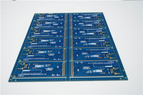 Quick Turn blue solder mask 4Layer PCB Chinese manufacturer 