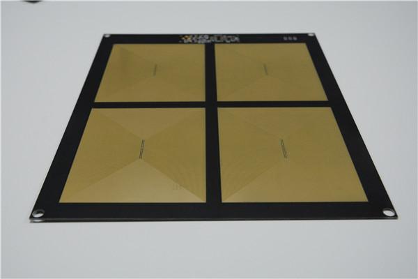 Flexible PTH Rigid PCB bared PCB for Industrial Control with black solder mask 