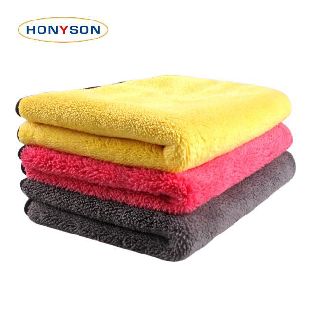 800gsm Double-side Coral Fleece Towel 3