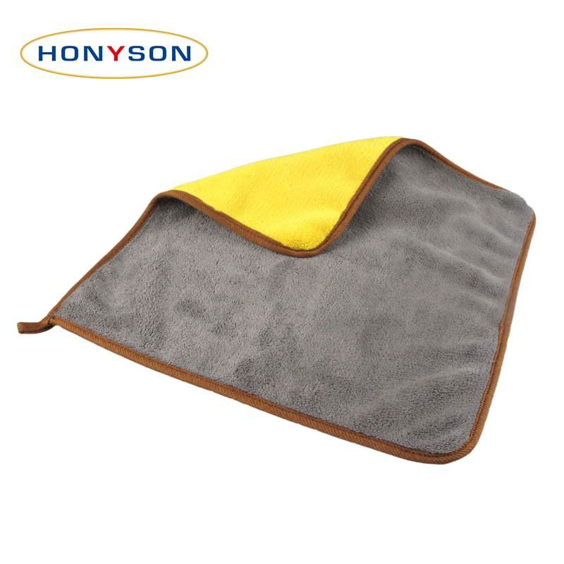 800gsm Double-side Coral Fleece Towel 5