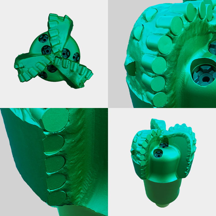 8 1/2 inch 3 blade Steel Body PDC Bit GS1603ST GREAT (China Trading