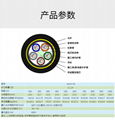 松套层绞式电力架空光缆ADSS型号12芯200米跨距 3