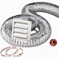 HVAC Systems Parts Flexible Duct Kit 4 inch 8 Ft  1