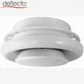 Plastic Ceiling Diffuser Vents White ABS