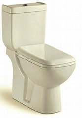 Two pieces toilet for building project apartment villa hotel office construction