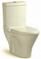 Round p trap two Piece Toilet Hot selling factory Type
