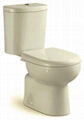 Hot selling factory Type round p trap two Piece Toilet 