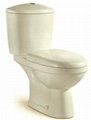 Rround two Piece Toilet Hot selling factory Type 1