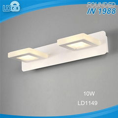 Factory Price High Power Recessed modern 10W Aluminium led wall mount light for 